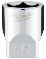 Milwaukee 1/4" Dugókulcsbetét rövid - 15 mm - 1 db (MI-4932478323)