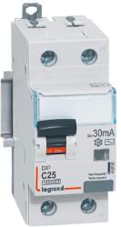 DX3 1P+N kombinált áram-védőkapcsoló C25 10000A / 10kA 30MA AC típus (LEG-410981)