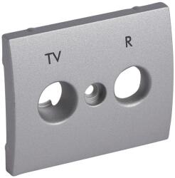 Legrand Galea Life TV-RD burkolat (30 mm) alumínium (LEG-771383)