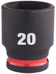 Milwaukee 3/8" Gépi Dugókulcs 6 lapú, rövid 20 mm - 1 db (MI-4932480277)