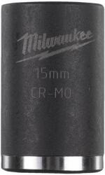 Milwaukee 3/8" Dugókulcsbetét hatlapú, gépi, rövid 15 mm - 1 db (MI-4932478014)