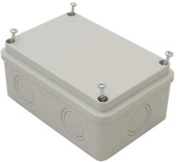 Tracon Elektronikai doboz, világos szürke, teli fedéllel 80×120×50, IP54 (TRAC-MED8125)