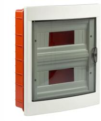 VIKO Lakáselosztó, 2x12 modul, átlátszó ajtó, süllyesztett (VIKO-90916024)