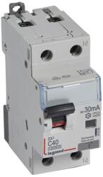  DX3 1P+N kombinált áram-védőkapcsoló C40 10000A / 10kA 30MA A típus (LEG-411300)