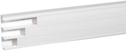 DLP antimikrobiális kábelcsatorna 180x50 mm, hajlékony fedéllel, 3 rekeszes, fehér (LEG-075704)