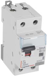 DX3 1P+N kombinált áram-védőkapcsoló C6 10000A / 10kA 30MA A típus (LEG-411293)