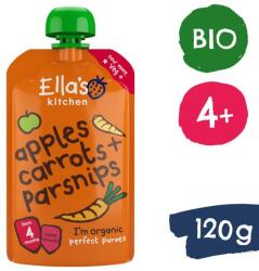 Ella's Kitchen BIO Морков, ябълка и пащърнак (120 g) (EK013)