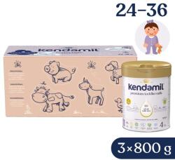 Kendamil Premium 4 HMO+, 2, 4 кг (3× 800 г), креативна опаковка с подарък (35343266/BOX)