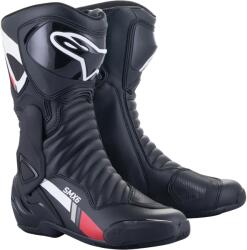 Alpinestars SMX-6 V2 Boots Black/White/Gray 44 Motoros csizmák (2223017-153-44)