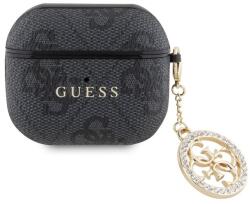 GUESS 4G Script PC/PU Charm tok AirPods 3-hoz, fekete