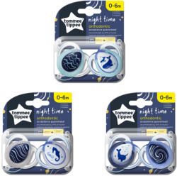 Tommee Tippee Night játszócumi 0-6 hó 2 db (unisex)