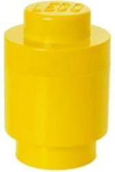 LEGO® Cutie de depozitare LEGO® rotundă - galben 123 x 183 mm (SL40301732)