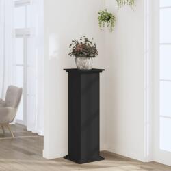 vidaXL fekete szerelt fa növényállvány 33 x 33 x 100 cm (852979) - vidaxl