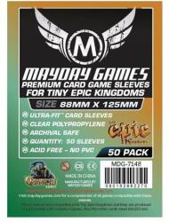Mayday games Prémium Egyedi Tiny Epic Kingdoms kártyavédő 88 x 125 mm (50 db-os csomag) (MDG-7148) - tarsasjatekmania