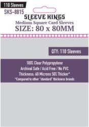 Sleeve Kings Közepes négyzet kártyavédő (110 db-os csomag) 80 x 80 mm (SKS-8815) - tarsasjatekmania