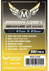 Mayday games Mini USA méretű kártyavédő 41 x 63 mm (100 db-os csomag) (MDG-7039) - tarsasjatekmania
