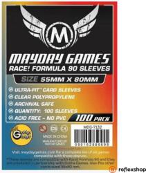 Mayday games kártyavédő Race! Formula 90 játékhoz, 55 x 80 mm (100 db-os csomag) (MDG-7132) - tarsasjatekmania