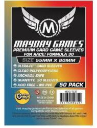Mayday games Prémium kártyavédő Race! Formula 90 játékhoz, 55 x 80 mm (50 db-os csomag) (MDG-7137) - tarsasjatekmania