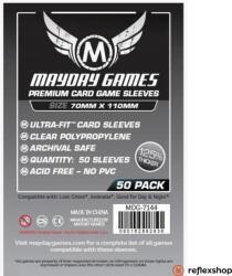 Mayday games Prémium Magnum Silver kártyavédő: 70 x 110 mm "Elveszett városok" társasjátékhoz (50 db-os csomag) (MDG-7144) - tarsasjatekmania