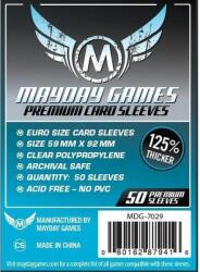 Mayday games Premium Euro méretű kártyavédő (50 db-os csomag), 59 mm x 92 mm (MDG-7029) - tarsasjatekmania