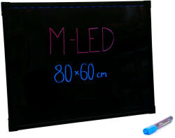Thunder Germany LB-80PR Írható LED reklám tábla, PRO (80& - 215; 60 cm) + 1db filc (3524)