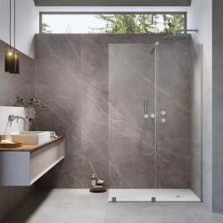 Radaway Perete de dus, cu parte culisabila, Radaway Furo Brushed Nickel Walk-In 10106738-91-01L, 10110694-01-01 (10106738-91-01L, 10110694-01-01)