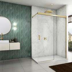 RONAL Perete de dus tip Walk-In, cu parte culisanta si parte fixa, Ronal Cadura CAW2 Gold Line CAW2G1801207 (CAW2G1801207)