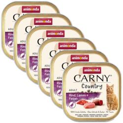 Animonda Animonda Carny Country Adult - carne de vită, miel și fazan 6 x 100 g