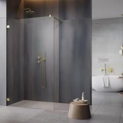 Radaway Perete de dus, cu sistemul de fixare cu bride, Radaway Essenza Pro Brushed Gold Walk-in II 10103155-99-01 (10103155-99-01)