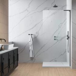 Radaway Perete de dus tip Walk-In, cu stabilizator in forma de L, antracit periat, Radaway Modo SL Brushed GunMetal II 10319064-92-01L (10319064-92-01L)