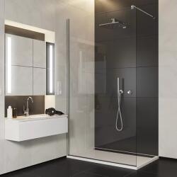 RONAL Perete de dus tip Walk-In, cu profil compensator de fixare pe perete, Ronal Easy STR4PX STR4PX0805007 (STR4PX0805007)