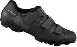 Shimano SH-XC100 férfi MTB SPD kerékpáros cipő, tépőzáras, fekete, 43-as