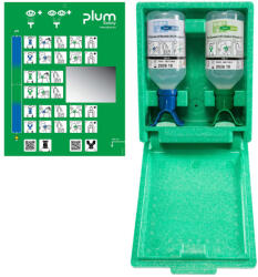 Plum 4862 Eyewash Box szemkimosó doboz - 1x500ml pH semleges + 1x500ml Duo 0, 9% szemkimosó (4862)