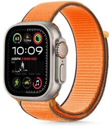 Tech-Protect TP2043 Tech-Protect Nylon Apple Watch 6 / 7 / 8 / 9 / 10 / SE / ULTRA 1 / 2 (44/45/46/49mm) óraszíj, narancssárga (TP2043)