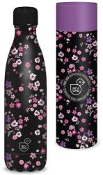 Ars Una Ars Una: Pearl Blossom Black duplafalú fém kulacs díszdobozban 500ml (55813778) - jatekshop