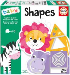 Educa Oktatójáték legkisebbeknek Explore shapes with Zebra Zac Educa Állatok révén ismerkedem a formákkal angol és francia nyelven 24 hó-tól (19977)
