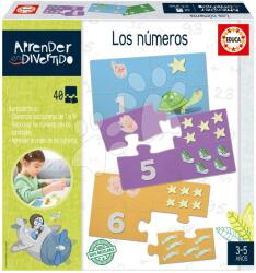 Educa Oktatójáték Számok Educa Ismerkedem a számokkal ábrák révén 40 darabos spanyolul (18695)