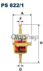 FILTRON Üzemanyagszűrő (PS 822/1) (PS822/1)