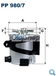 FILTRON Üzemanyagszűrő (PP 980/7) (PP980/7)