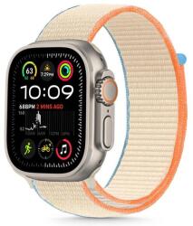 Tech-Protect TP2044 Tech-Protect Nylon Apple Watch 6 / 7 / 8 / 9 / 10 / SE (40/41/42mm) óraszíj, Krém színű (TP2044)