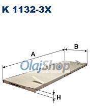 FILTRON Utastérszűrő (K 1132-3X) (K1132-3X)