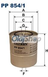 FILTRON Üzemanyagszűrő (PP 854/1) (PP854/1)