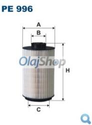 FILTRON Üzemanyagszűrő (PE 996) (PE996)