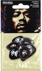 Dunlop Jimi Hendrix Guitar Picks Star 6 Pack