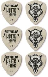 Dunlop James Hetfield White Fang Custom Flow Pick 1.14 6 Pack