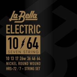 LaBella HRS-72 Nickel-Plated Round Wound - 7-String 10-64