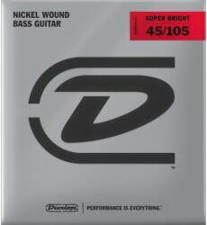 Dunlop DBSBN45105 Nickel Plated Bass Guitar Strings, Medium