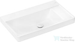 Hansgrohe XELU Q Smartclean 80x48 cm-es fali mosdó jobb oldali széles szegéllyel, csaplyuk-és túlfolyó nélkül, fehér 61026450 (61026450)