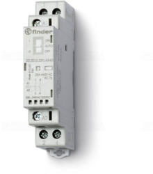 Finder 22.32. 0.230. 4340 Installációs mágneskapcsoló, kontaktor, 25A (AC-7a), 2NO, 230V AC/DC, On-Auto-Off kapcsoló + mechanikus állapotjelzés + LED (22.32.0.230.4340)