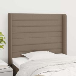 vidaXL Szövet Fejtámla Szárnyakkal - Barna - 83x16x118/128cm (3119698)